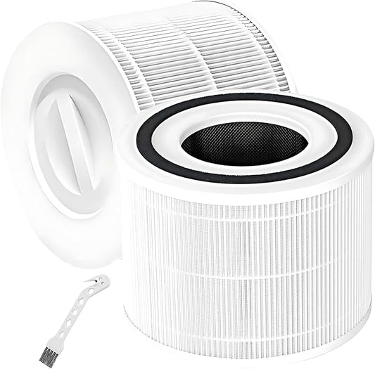 Replacement Filters for LEVOIT Core 300, Core 300S Air Purifier, Core 300-RF, Core P350, 3-in-1 Activated Carbon Filtration for Dust,Lint,Pollen,Pet Dander etc. Replace Part #Core P350-RF, 2-Pack