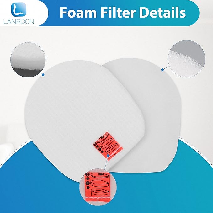 IZ362H Filters for Shark IZ382H IZ377H IZ387H IZ376H IZ162H IZ362H IZ361H UZ365H WZ440H IZ440H IZ462H IZ482H IZ483H Stick Vacuums, Part XHF161H & 617FJ140
