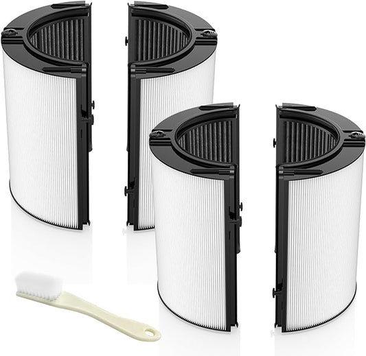 2-Pack 360° Combi 2-IN-1 HEPA + Carbon Filter for Dyson HP1 PC1 TP09 TP07 TP06 TP04 TP10 TP4A TP7A HP04 HP06 HP07 HP09 HP10 HP4A HP7A PH01 PH02 PH03 PH04 PH3A DP04 Air Purifier, #965432-01