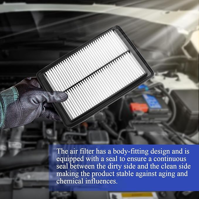 CA11858 Engine Air Filter for Rogue (2014-2020), Rogue Sport (2017-2022), Qashqai (2017-2020) - Replaces WA10215 165464BA01, 165464BA1A, 165464BA1J, 165464BC1A, 165464BC2A