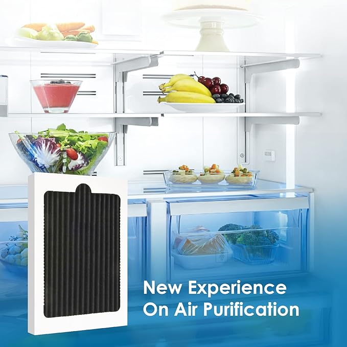 Waterdrop Replacement filter for Frigidaire® & Electrolux® Paultra® Refrigerator Air Filter, Pure Air Ultra®, EAFCBF®, SCPUREAIR2PK, 242047801, 242061001, 242047804, Carbon Activated Filter, 6 Pack