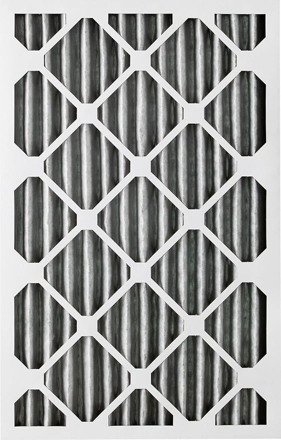 Nordic Pure 16x20x2 (Actual Size: 15 1/2 x 19 1/2 x 1 3/4) Furnace Air Filters MERV 12 Pleated Plus Carbon 3 Pack