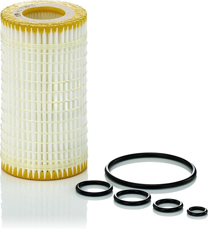 Mann Filter HU 718/5 x Cartridge Oil Filter Replacement Compatible With Dodge Sprinter 2500 Van (2007-2008), Sprinter 3500 Van (2007-2008), Mercedes-Benz C230 (2006-2009)