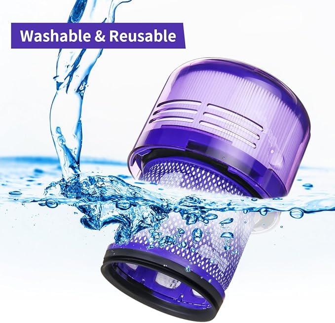 WuYan Replacement HEPA Filters for Dyson V12 Detect Slim,V12 Slim SV20 Removable and Washable Vacuum Cleaner Filter Replacement