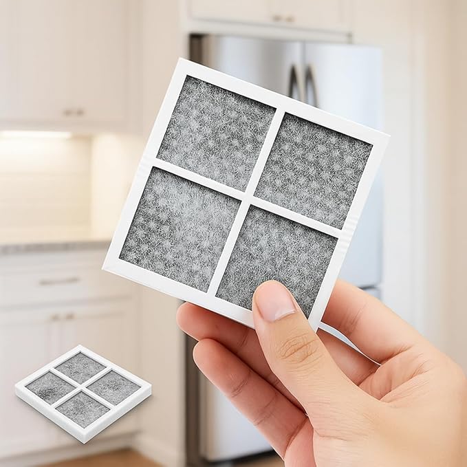 NISPIRA Refrigerator Air Filter Compatible with LG LT120F ADQ73214404, 3 Packs