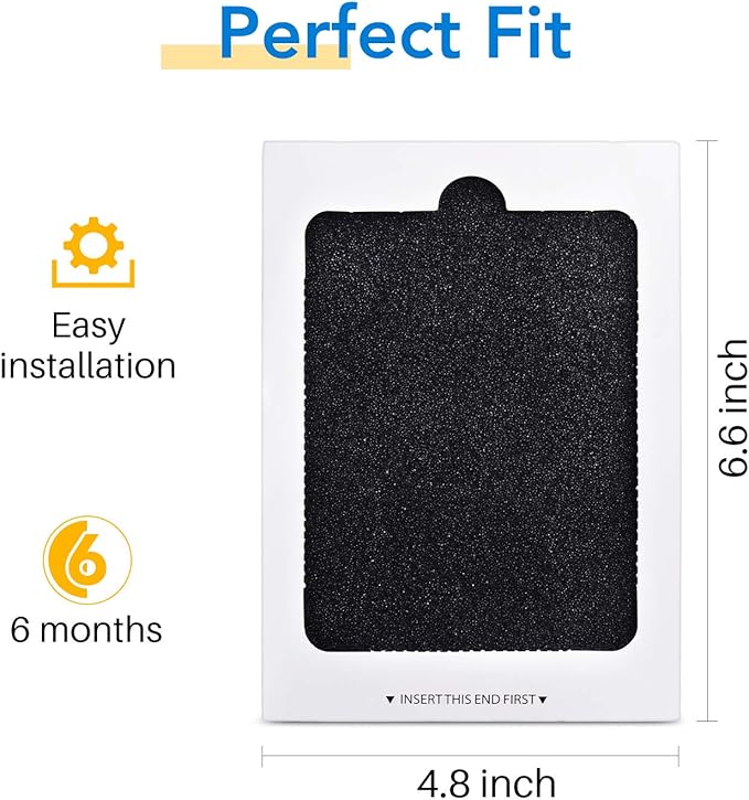 ICEPURE Refrigerator Air Filter, Replacement for Frigidaire & Electrolux Pure Air Ultra EAFCBF, PAULTRA, SCPUREAIR2PK, Pure Air Ultra 242047801, 242061001, 241754001, 241754002, PS1993820, 4Pack