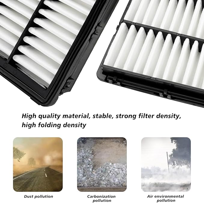 Not for hybrid, Cabin and Engine Air Filter Fits for 2022-25 Tucson, 2021-25 Santa Fe, 2020-25 Sonata, 2022-25 Santa Cruz, 2023-25 Sportage, 2021-25 K5, Fits 97133-L0000, 28113-L1000, CF12820, CA12816