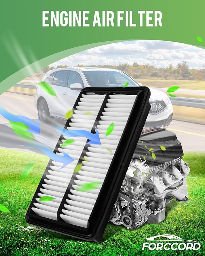 2-Pack Engine Air Filter Fits for Kia Seltos 1.6L 2021-2025 2026, Seltos 2.0L 2021-2025 2026 Air Filter Replacement 28113-Q5000 Car Accessories