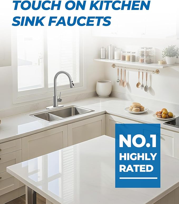 WEWE Drinking Water Faucet, Lead-Free Kitchen Water Filter Faucet for Reverse Osmosis or Water Filtration System, RO Faucet, Gold