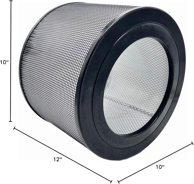 22500 Replacement H13 Filter Compatible for Honeywell 17400 10000 (EV-1) 12500 (EV-25) 12520 12525 12526 121528 17440 Air Purifier, (1 HPEA + 2 Carbon Pre-Filter)