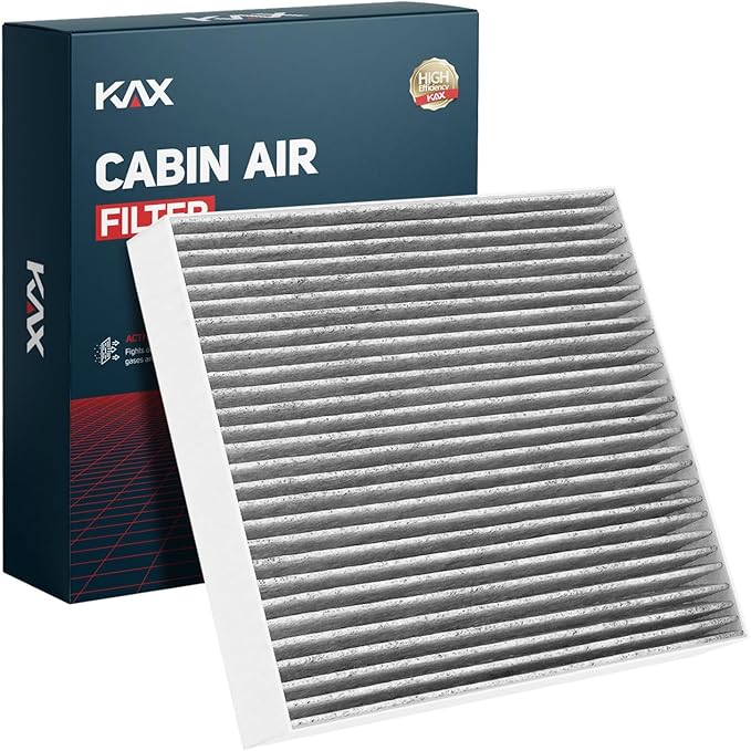 KAX Cabin Air Filter with Activated Carbon, CF10381 Replacement for Hyundai Sonata 2006-2010, Santa Fe 2007-2009, Optima 2006-2010, Azera 2006-2008, Carnival 2022-2025 Passenger Compartment Air Filter