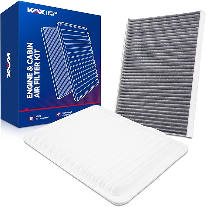 KAX Engine & Cabin Air Filter Kit, Replacement for Cadillac DTS 2006-2011, Replace# CA9492 CF8804A