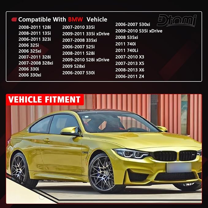 Engine Oil Filter Housing Cover Cap Compatible With BMW Vehicle E60 E70 E90 E93 F10 F30 128i 135i 528i 528i 328i 335i 530i 740i X3 X5 X6 Z4 Replace# 11427525334 11427566327 917-056