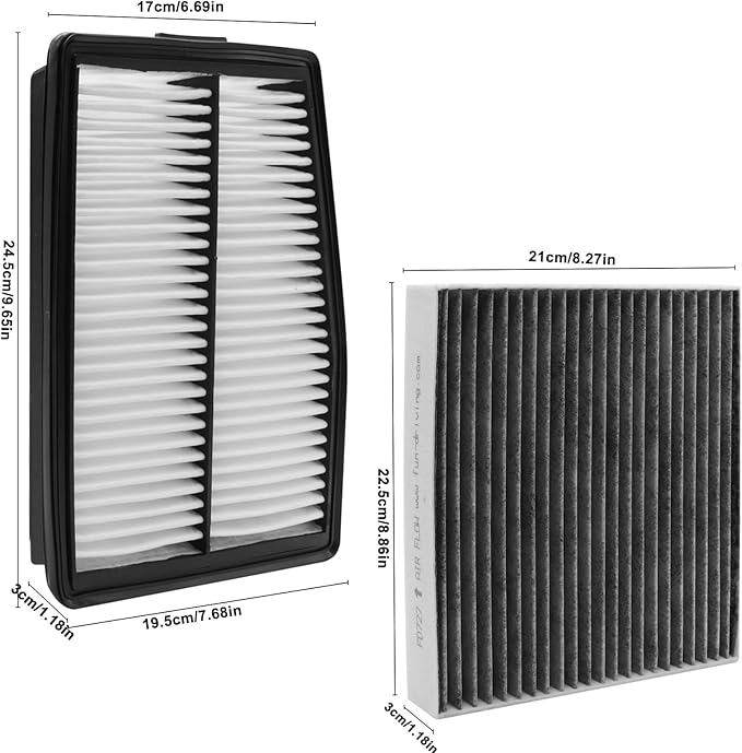 Comb Engine Cabin Air Filter for Hyundai Sonata Hybrid 2025 2024 2023 2022 2021 2020