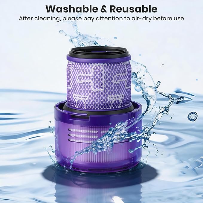 3 Pack HEPA Filter Replacement compatible with Dyson V11 Outsize, V11 Outsize Origin, Outsize, Outsize Plus, Outsize Absolute+, Absolute Extra, SV16,SV29 Vacuum Cleaner, Compare to Part 970422-01