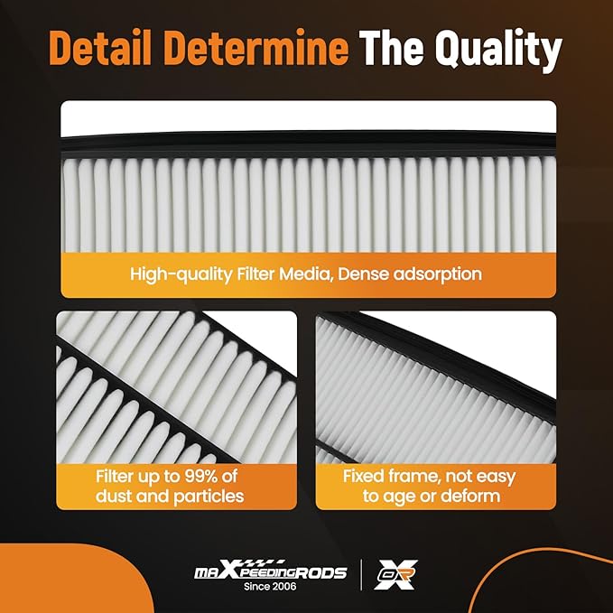 maXpeedingrods CA10013 Engine Air Filter Replacement for Honda Pilot (2009-2015), Odyssey (2005-2010), Acura MDX (2007-2009)