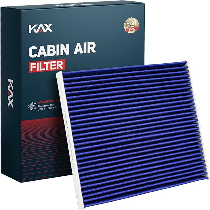KAX Premium Cabin Air Filter, CF10371 Replacement for Cadillac for CTS 2003-2015, SRX 2004-2009, STS 2005-2011, Replace# 25740404, 19130403 Strong Adsorption w/Upgraded Activated Carbon