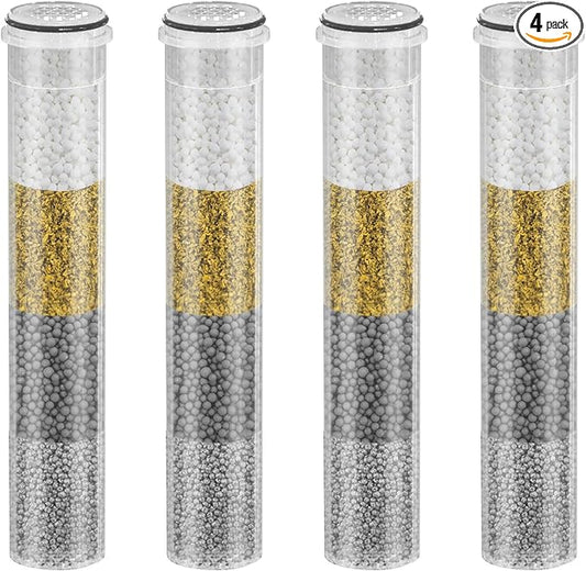 SSJ731/SW9730 Shower Head Filter Replacement Cartridge Compatible with MakeFit Filtered Shower Head with Handheld Combo-SSJ731/SW9730 (4-PACK)