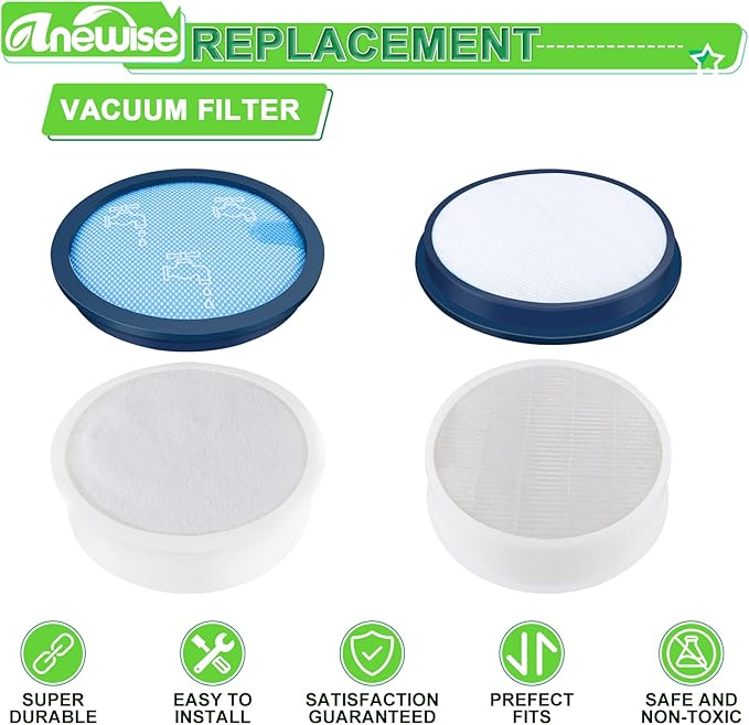 Filter Replacement Kit for Dyson DC17 Absolute Animal Vacuum, 1 HEPA Post-Motor Filter & 1 Pre-Filter, Compare to Part # 911236-01 & # 911235-01