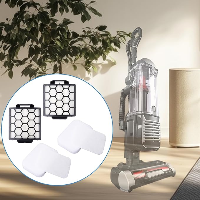 Filter Replacement for Shark NV150 NV255 NV250 NV151 ZU60 ZU62 ZU62C ZU51 ZU55 ZU102 Navigator Swivel Pro Complete Upright Vacuum Cleaner, Parts Accessories 1238FT60 1239FT60 Reusable & Washable
