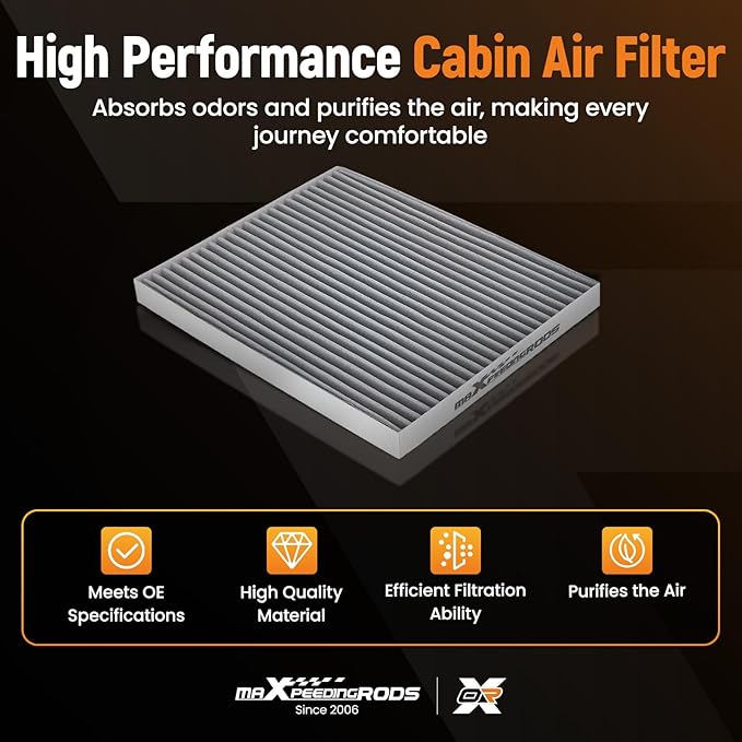 maXpeedingrods WP2064 Cabin Air Filter for Hyundai Ioniq 1.6L 2017-2022, for Kia Niro 1.6L 2017-2022, Replacement for CAF10002P, PC99273, 97133G2000