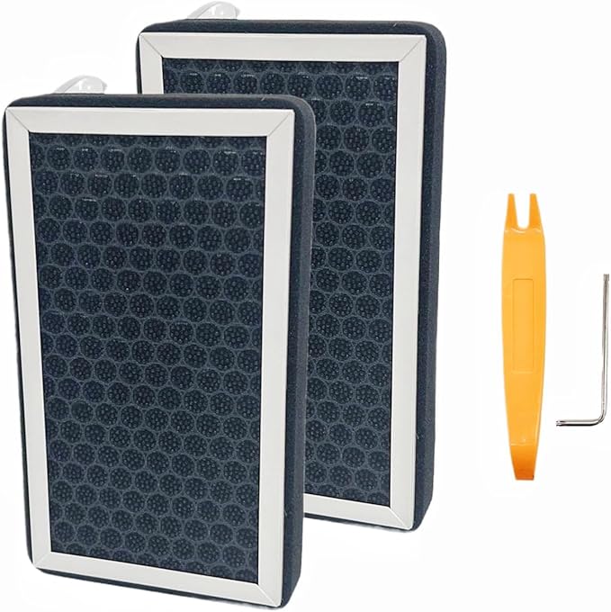 Aekegrep- Model 3/Model Y Air filter.HEPA activated carbon. Tesla Model 3 Model Y Cabin air Filter replacement accessories. 2Pack.