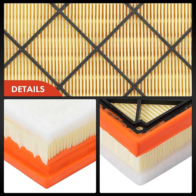 A-Premium Engine Air Filter Compatible with Buick Verano 2013-2016 & Chevrolet Cruze 2011-2015, Cruze Limited 2016, 1.8L 2.0L, Flexible Panel, Replace# 13272720