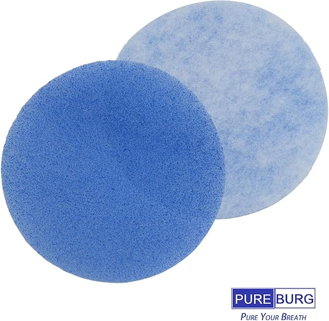 PUREBURG Replacement RV AC Filter For 5.25 inch Round RV Air Conditioner,12-Pack Air Clean Dust Suitable 5.25" D x 0.59"H