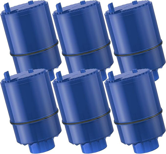 Fil-Fresh 6-Pack PURWater Filter Replacement for RF-9999 PURPLUS Faucet Water Filtration System, NSF Certified, Replace Mineral Core Faucet Mount Water Filter