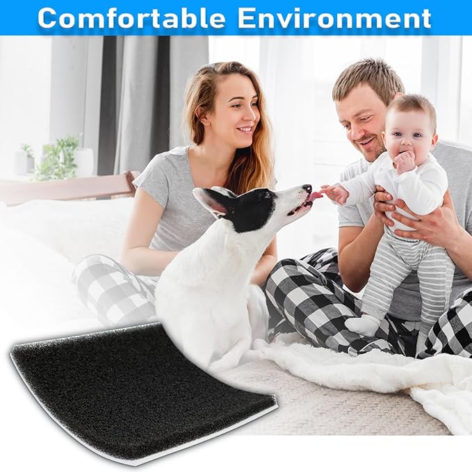 CF-1 HEPA Filters for Kenmore 81002, 20-81002, 86880, 86883, 20-86883, 2086883, 8175084 Canister Vacuum Cleaners, CF1 Foam Filters for Kenmore Sears Progressive, for Panasonic Models, 4 Filters