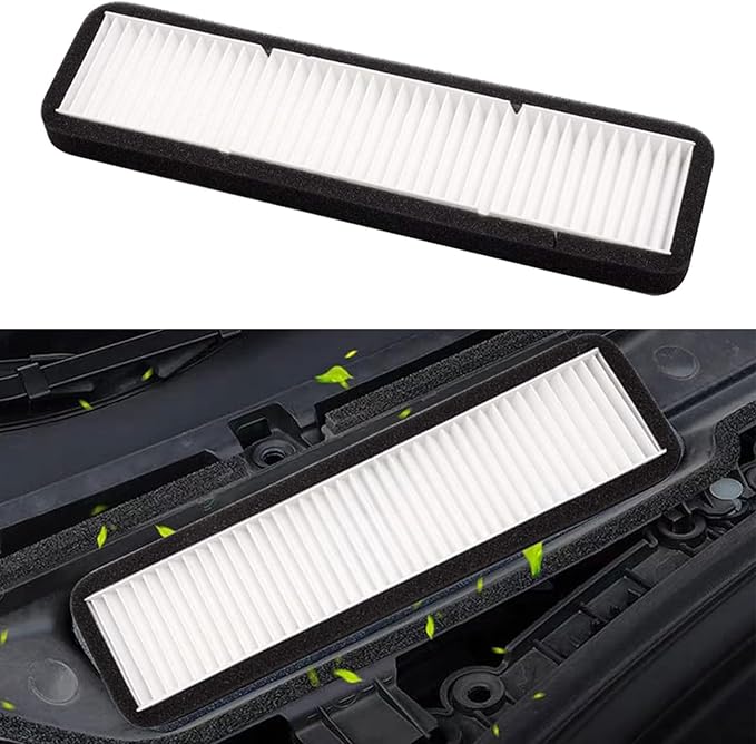 Air Filter HEPA Replacement Accessories Compatible with Tesla Model 3 2020 2019 2018 2017 Interior Cabin Filter Kit Intake Protector Cover Adapter Exterior HEPA Intake Filter Accessory Protector