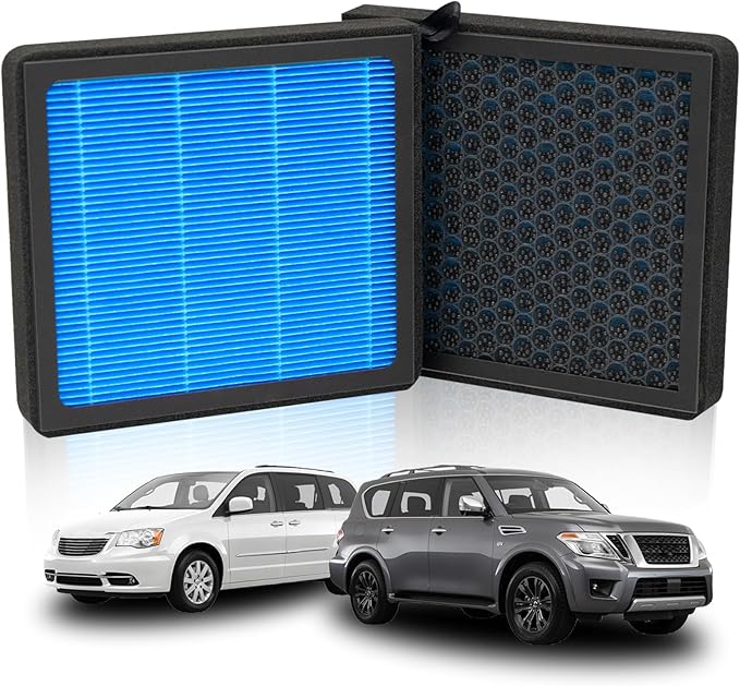 Cabin Air Filter, for Chrysler Town & Country, Dodge Grand Caravan, Nissan Armada/Titan, Infiniti G25/G35/M45/Q40/Q50/QX70 (CF10743)