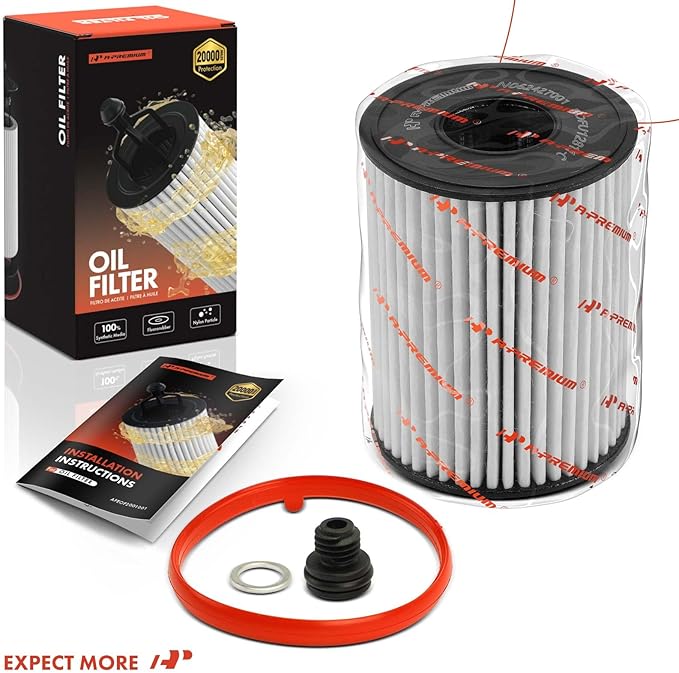 A-Premium 20K Miles Upgrated Protection Oil Filter Compatible with Hyundai & Kia Models - Sonata, Sorento, Santa Fe, Sportage, Tucson, K5, Santa Cruz