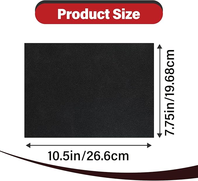 12 Pcs Range Hood Charcoal Filter Compatible with Broan-NuTone 43000 Series Range Hood, Replace Part Number BP58, 7.75" x 10.5" Charcoal Filter, Effectively Absorb Kitchen Fumes