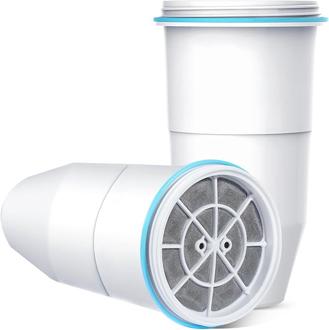 VIPHASES Upgraded 6-Stage 0 TDS Water Filter Replacement for ZR-001, ZR-017, ZR-004, Removes 99.99% Lead, Chlorine, Fluoride, PFOA/PFOS, 2-Pack