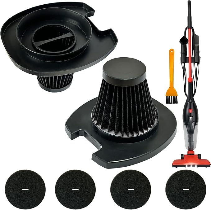2 Pack HEPA Filters Compatible with Black + Decker and Dirt Devil 3-in-1 Lightweight Corded Upright and Handheld Multi-Surface Vacuum EV1416 and EV1426CS