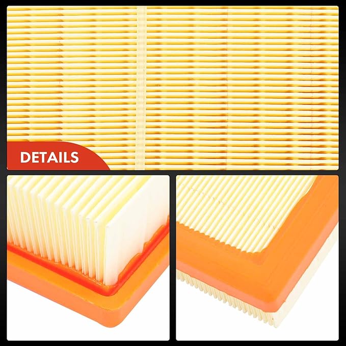 A-Premium Engine Air Filter Compatible with BMW X1 16-22, X2 18-22 & Mini Cooper 15-23, Cooper Clubman 16-23, Cooper Countryman 17-23, 1.5L 2.0L