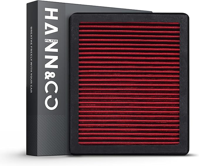 HANN&CO Washable And Reusable High Flow Cabin Air Filter，Greater Than 15 Years of Service Life，Suitable For Hyundai Sonata，Tucson；KIA Sportage，Sorento；Genesis Replacement CF12820，VF2085（HCC1817-X）