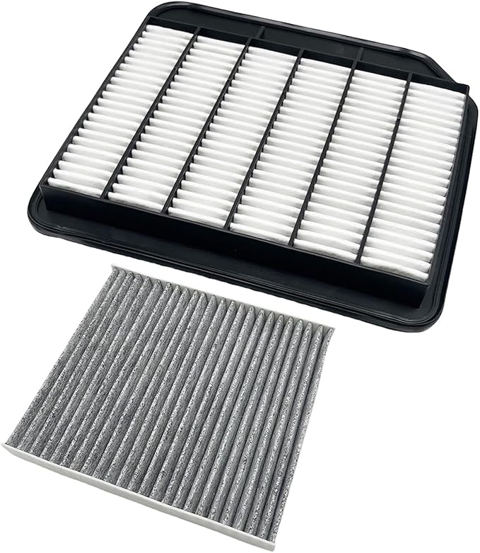 Engine & Cabin Air Filter Fit for 2017-2024 Nissan Armada, 2011-2013 Infiniti QX56, 2014-2024 QX80, V8 5.6L, Replace 16546-1LA0A 999A2-VX000 165461LA0A 999A2VX000