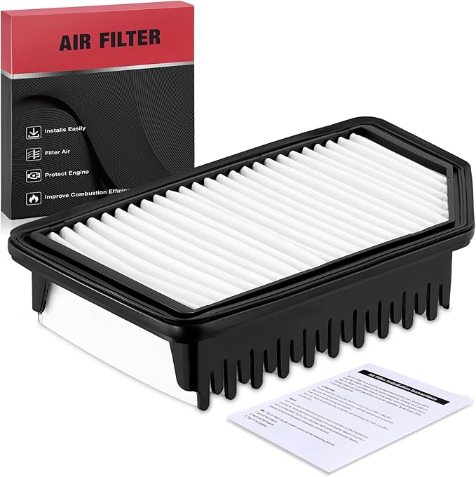 BDFHYK CA11206 Engine Air Filter Compatible with Hyundai Accent 2012-2017, Veloster 2012-2017, Compatible with Kia Rio 2016, Soul 2012-2019, Replace# 281131R100