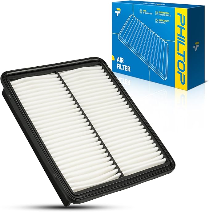 PHILTOP Engine Air Filter, Compatible with CA11116 Hyundai Sonata 2011-2015 2.4L, Kia Optima 2011-2012, 2013-2016 2.4L, Cadenza 2014-2016, Improve Engine Performance