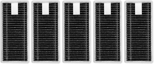 (5 Pack) X9 Pro Omni Replacement HEPA Filters Compatible with ECOVACS DEEBOT X9 Pro Omni/ X8 Pro Omni/ T80 Omni/ X11 OmniCyclone/ X11 Pro Omni Robot Vacuum, Filter Kit, Filters Accessories Kit