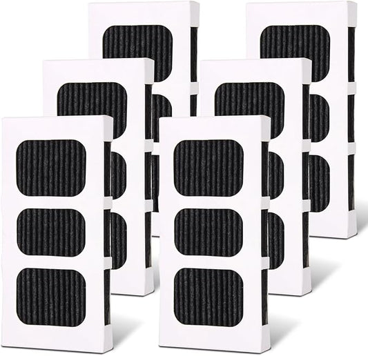 6 Pack Refrigerator Air Filter Replacement, Activated Carbon Strong Adsorption, Compatible with Frigidaire Paultra2, PureAir Ultra 2, Pure Air Ultra II and Electrolux Part Models