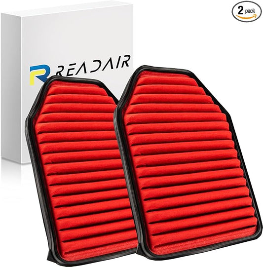 Engine Air Filter Replacement 2Peaks Compatible with Jeep Wrangler 3.6L 2012-2017,Wrangler 3.8L 2007-2011,Wrangler JK 3.6L 2018 Replace CA10348 53034018AD 53034018AE