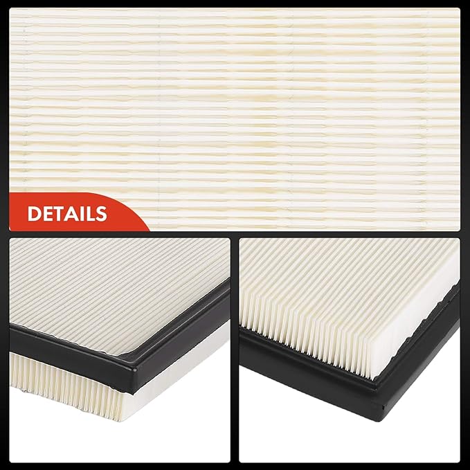A-Premium 2-PC Engine Air Filter Compatible with Toyota Tundra 2022-2023, Sequoia 2023, 3.4L, Replace# 17801-F4010, 17801F4010