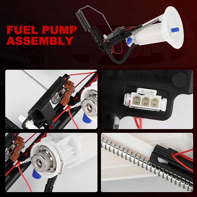 Fuel Filter Assembly with Sending Unit Compatible with BMW E60 Series 525i, 525xi, 528i, 528xi, 528i xDrive, 530i, 530xi, 2006 2007 2008 2009 2010 2011, 2.5L 3.0L 4.4L, Replace# 16117373514