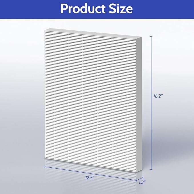4 Pack 115115 HEPA Replacement Filter Compatible with Winix PlasmaWave Air Purifier C535 AM90 5300 6300 5300-2 6300-2, 115115 Filter A Size 21 for Winix C535