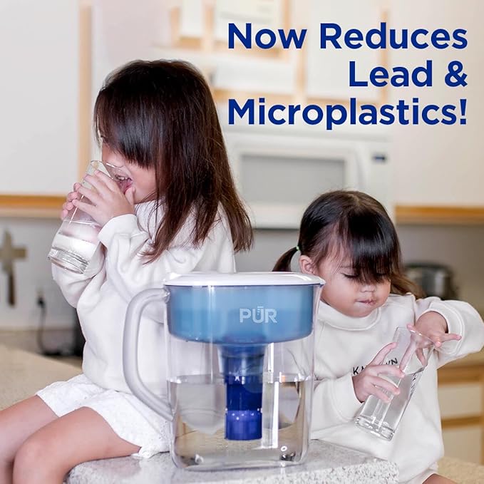 PUR PLUS Faucet Mount Replacement Filter 1-Pack, Genuine PUR Filter, 3-in-1 Powerful, Natural Mineral Filtration, Lead Removal, Blue (RF99991)