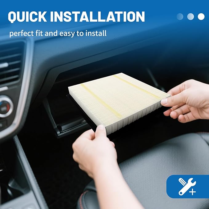 Cabin Air Filter CF12002 Replacement for Kia Soul 2014 2015 2016 2017 2018 2019, Soul Ev 2015-2019