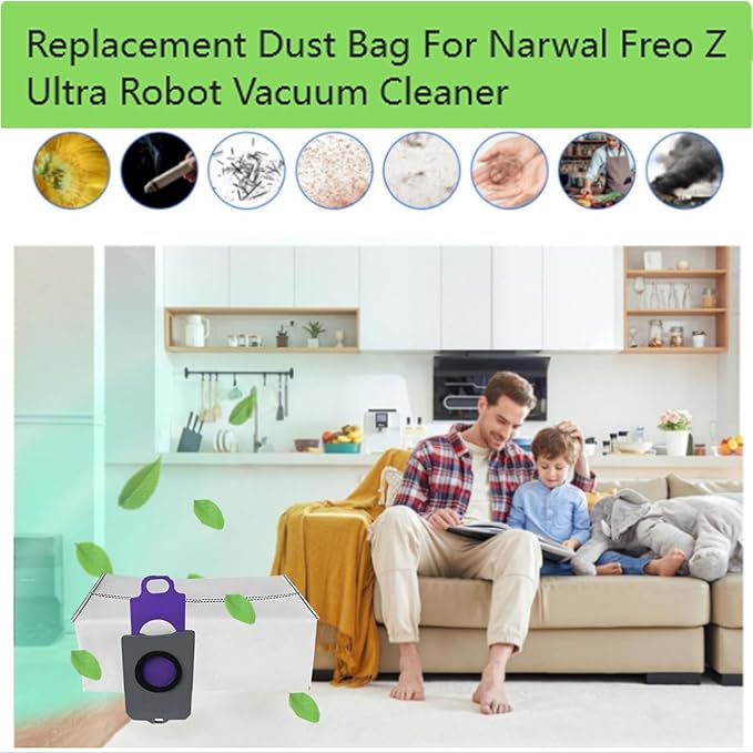 Dust Bags Replacement for Narwal Freo Z Ultra: Specialized Replacement Dust Bag For Narwal Freo Z10 Robot Vacuum Cleaner Accessories Spare Parts
